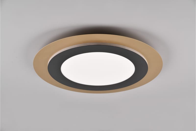 Trio Lighting Morgan LED Loftlampe 45 cm Matsort/Guld - Belysning - Lamper & indendørsbelysning - Loftlampe - Plafond