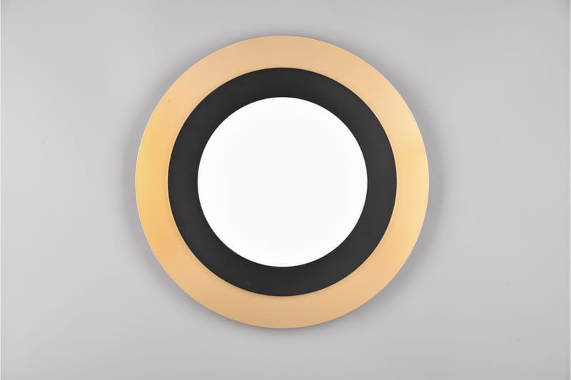 Trio Lighting Morgan LED Loftlampe 45 cm Matsort/Guld - Belysning - Lamper & indendørsbelysning - Loftlampe - Plafond