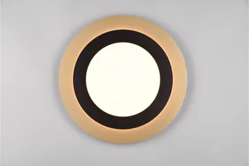 Trio Lighting Morgan LED Loftlampe 45 cm Matsort/Guld - Belysning - Lamper & indendørsbelysning - Loftlampe - Plafond