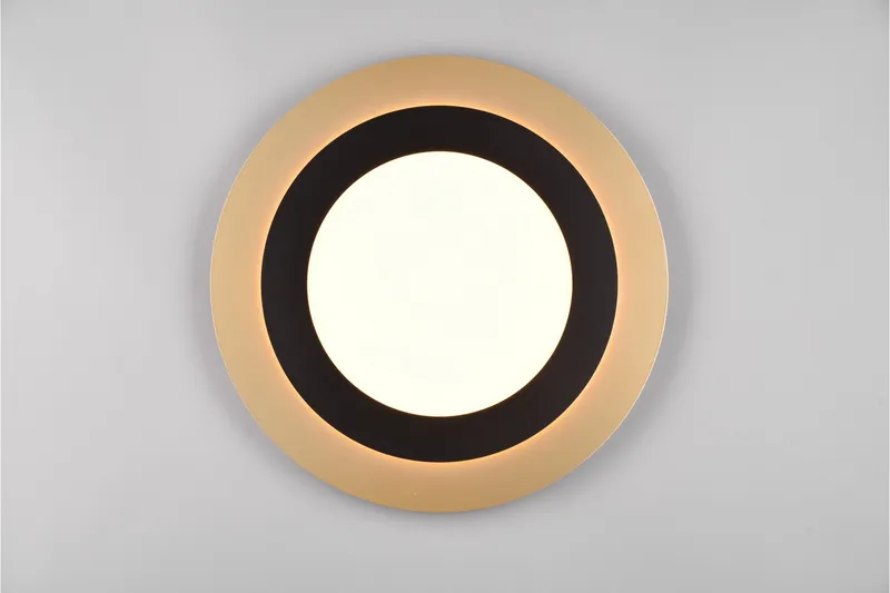 Trio Lighting Morgan LED Loftlampe 45 cm Matsort/Guld - Belysning - Lamper & indendørsbelysning - Loftlampe - Plafond
