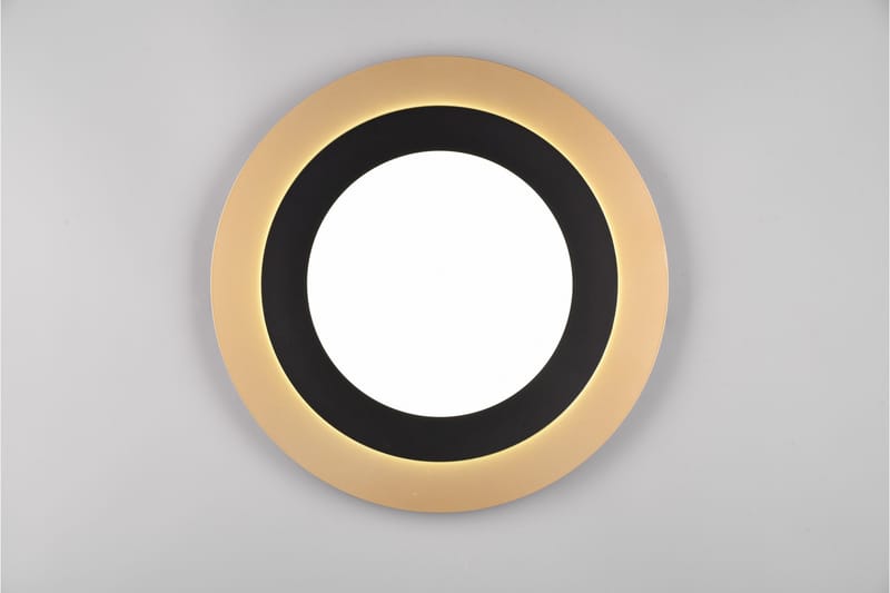 Trio Lighting Morgan LED Loftlampe 45 cm Matsort/Guld - Belysning - Lamper & indendørsbelysning - Loftlampe - Plafond