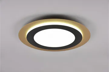 Trio Lighting Morgan LED Loftlampe 45 cm Matsort/Guld - Belysning - Lamper & indendørsbelysning - Loftlampe - Plafond