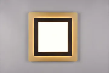 Trio Lighting Morgan LED Loftlampe 45x45 cm Matsort/Guld - Belysning - Lamper & indendørsbelysning - Loftlampe - Plafond