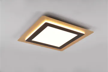 Trio Lighting Morgan LED Loftlampe 45x45 cm Matsort/Guld - Belysning - Lamper & indendørsbelysning - Loftlampe - Plafond