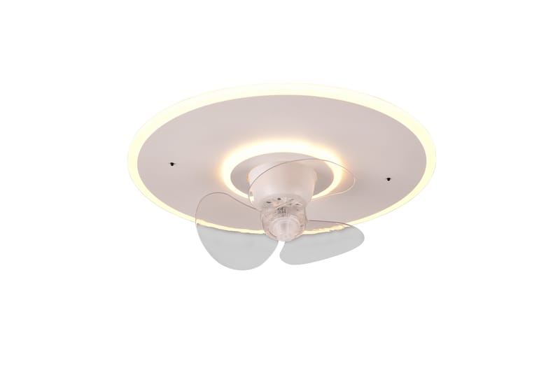 Trio Lighting Nybro LED Ventilatorlampe Mat hvid - Belysning - Lamper & indendørsbelysning - Loftlampe - Plafond