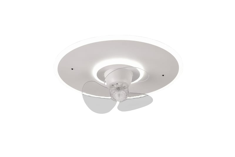 Trio Lighting Nybro LED Ventilatorlampe Mat hvid - Belysning - Lamper & indendørsbelysning - Loftlampe - Plafond