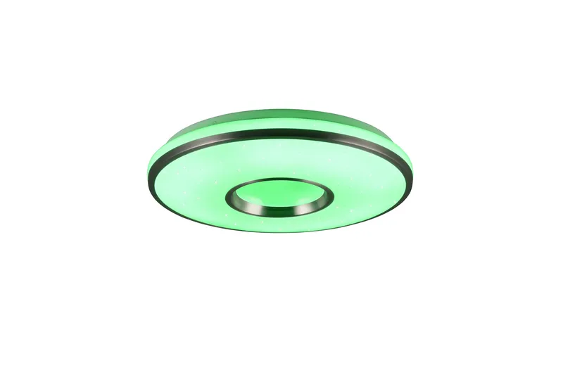 Trio Lighting Realta LED Loftlampe 39 cm Børstet Aluminium RGBW - Belysning - Lamper & indendørsbelysning - Loftlampe - Plafond
