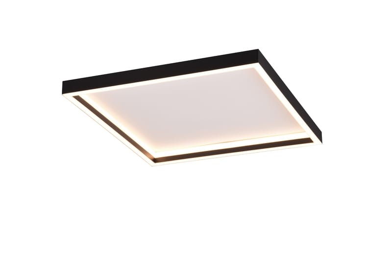 Trio Lighting Rotonda LED Loftlampe Firkantet Matsort - Belysning - Lamper & indendørsbelysning - Loftlampe - Plafond