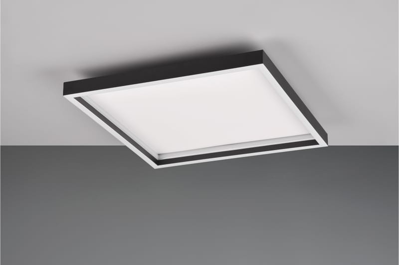 Trio Lighting Rotonda LED Loftlampe Firkantet Matsort - Belysning - Lamper & indendørsbelysning - Loftlampe - Plafond