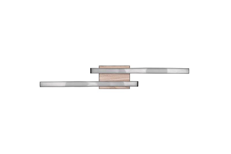 Trio Lighting Route LED Loftlampe 2L Matsort/Træ - Belysning - Lamper & indendørsbelysning - Loftlampe - Plafond