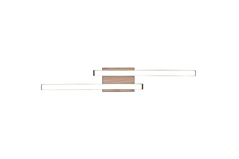 Trio Lighting Route LED Loftlampe 2L Matsort/Træ - Belysning - Lamper & indendørsbelysning - Loftlampe - Plafond