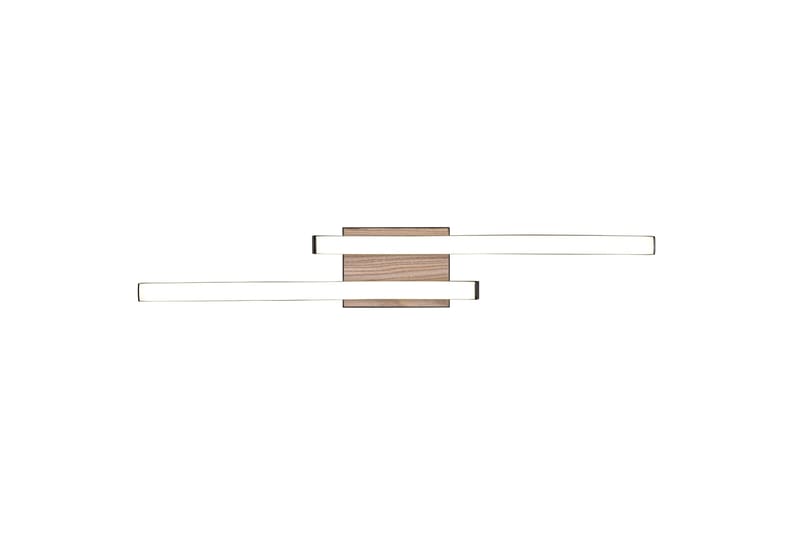 Trio Lighting Route LED Loftlampe 2L Matsort/Træ - Belysning - Lamper & indendørsbelysning - Loftlampe - Plafond