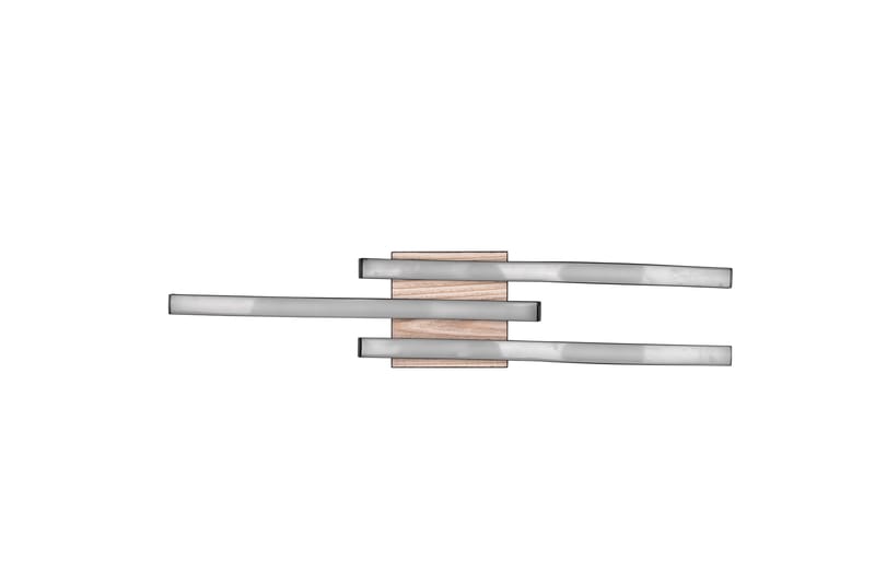 Trio Lighting Route LED Loftlampe 3L Matsort/Træ - Belysning - Lamper & indendørsbelysning - Loftlampe - Plafond