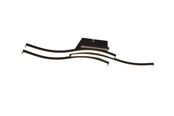 Trio Lighting Route LED Loftlampe 3L Matsort/Træ - Belysning - Lamper & indendørsbelysning - Loftlampe - Plafond
