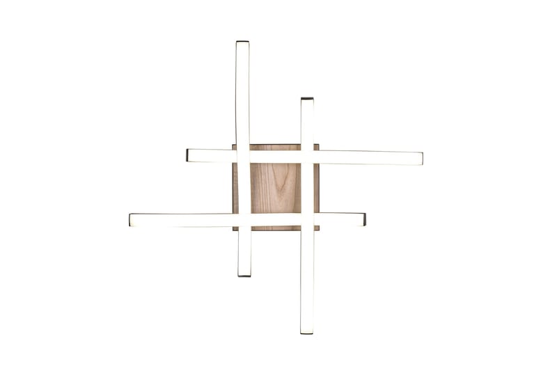 Trio Lighting Route LED Loftlampe 4L Matsort/Træ - Belysning - Lamper & indendørsbelysning - Loftlampe - Plafond