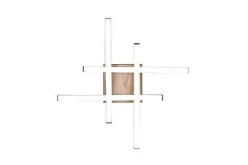 Trio Lighting Route LED Loftlampe 4L Matsort/Træ - Belysning - Lamper & indendørsbelysning - Loftlampe - Plafond
