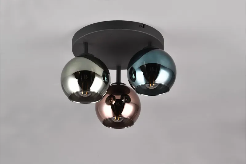 Trio Lighting Sheldon Taklampe 3L E14 Flerfarget - Belysning - Lamper & indendørsbelysning - Loftlampe - Plafond