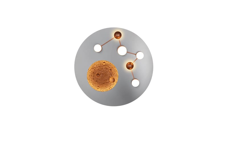 Trio Lighting Zodiac LED Loftlampe Børstet Stål - Belysning - Lamper & indendørsbelysning - Loftlampe - Plafond