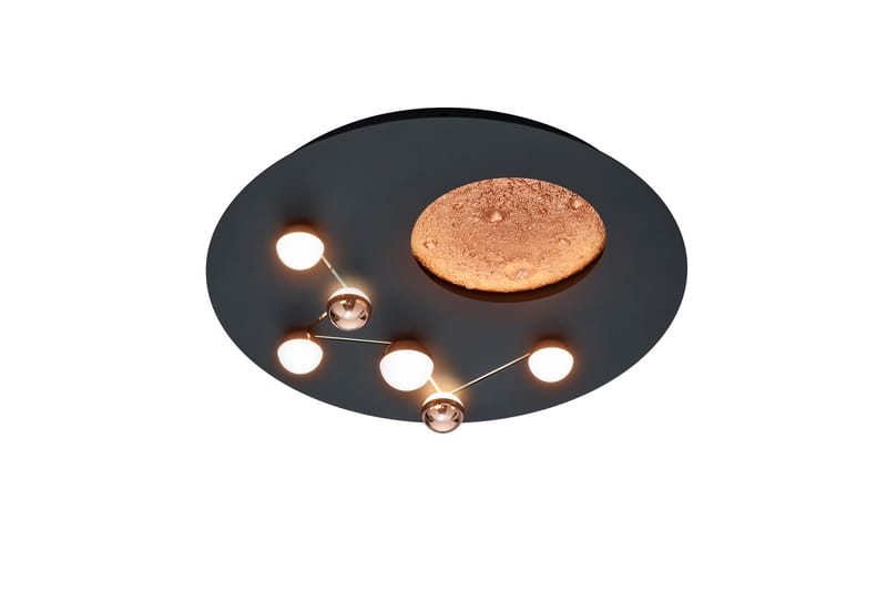 Trio Lighting Zodiac LED Loftlampe Matsort - Belysning - Lamper & indendørsbelysning - Loftlampe - Plafond