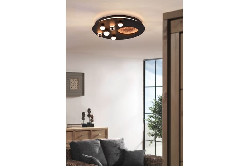 Trio Lighting Zodiac LED Loftlampe Matsort - Belysning - Lamper & indendørsbelysning - Loftlampe - Plafond