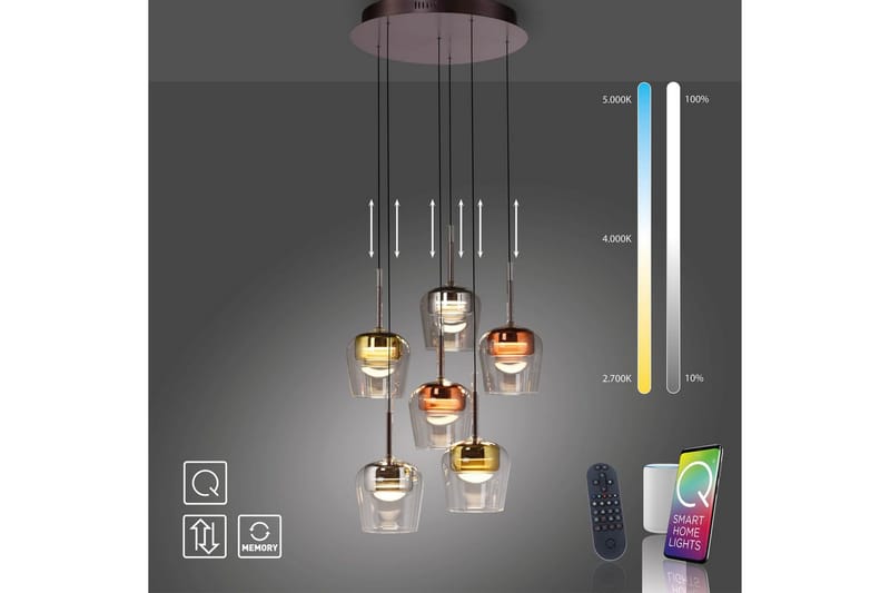 Q-Kon Paul Neuhaus Loftslampe - Belysning - Lamper & indendørsbelysning - Loftlampe - Pendellamper & hængelamper