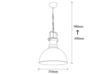 Loftlampe Rathour Axiom Sort - Sort - Belysning - Lamper & indendørsbelysning - Vindueslampe - Vindueslampe hængende