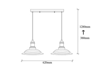 Loftlampe Rathour Cobalt Sort / Rany - Guld/Sort - Belysning - Lamper & indendørsbelysning - Vindueslampe - Vindueslampe hængende