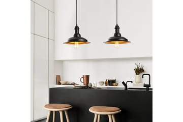 Loftlampe Rathour Cobalt Sort / Rany - Guld/Sort - Belysning - Lamper & indendørsbelysning - Vindueslampe - Vindueslampe hængende