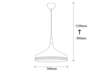 Loftlampe Rathour Hexaia Sort / Rany / Antik - Guld/Kobber/Sort - Belysning - Lamper & indendørsbelysning - Vindueslampe - Vindueslampe hængende