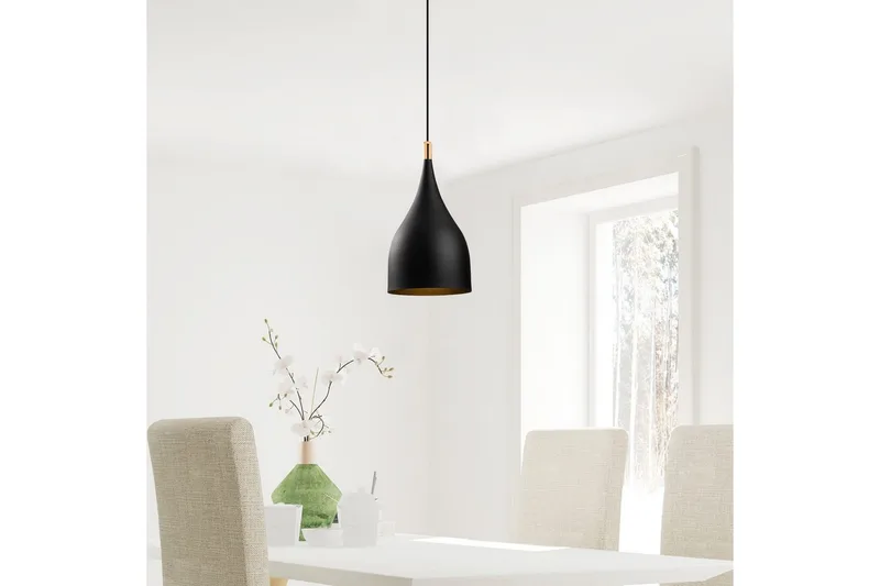 Loftlampe Rathour Quanta Sort / Rany - Guld/Sort - Belysning - Lamper & indendørsbelysning - Køkkenlampe - Loftlampe køkken