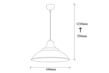 Loftlampe Rathour Stratum Sort / Rany - Guld/Sort - Belysning - Lamper & indendørsbelysning - Vindueslampe - Vindueslampe hængende
