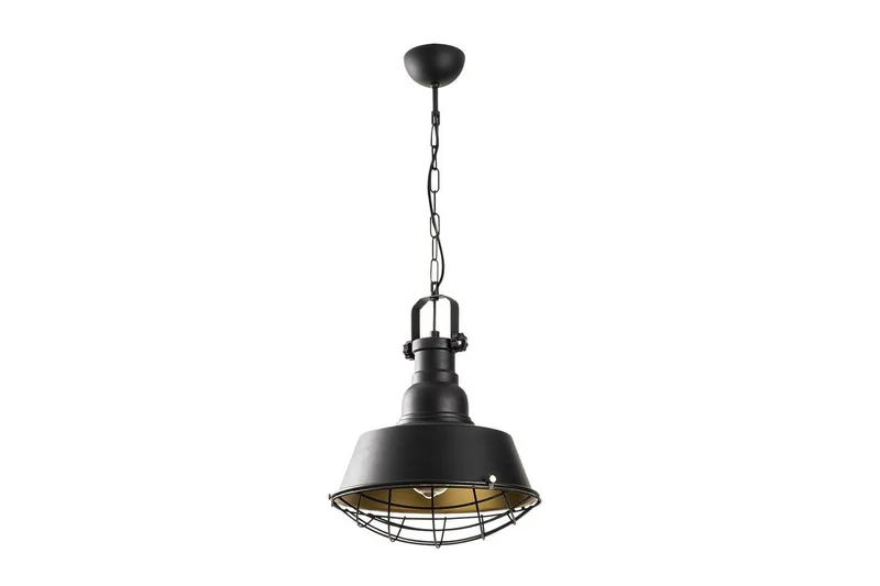 Loftlampe Rathour Titanium Sort / Rany, Guld/Sort