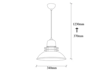 Loftlampe Rathour Pulse Sort / Rany - Guld/Sort - Belysning - Lamper & indendørsbelysning - Vindueslampe - Vindueslampe hængende