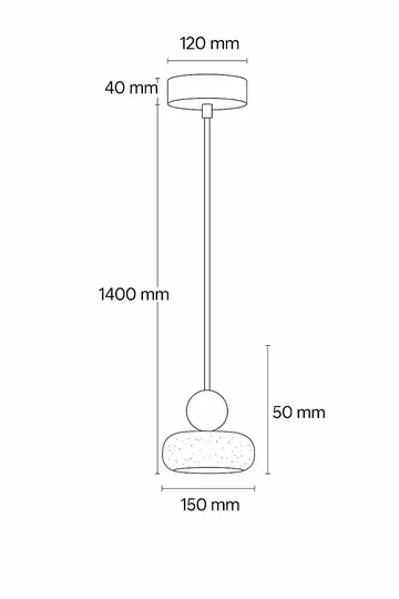 Serros pendellampe - Beige og Valnød - Belysning - Lamper & indendørsbelysning - Loftlampe - Lysekroner