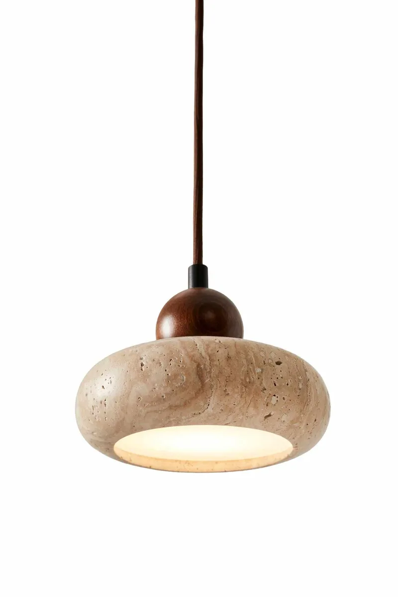Serros pendellampe - Beige og Valnød - Belysning - Lamper & indendørsbelysning - Loftlampe - Lysekroner