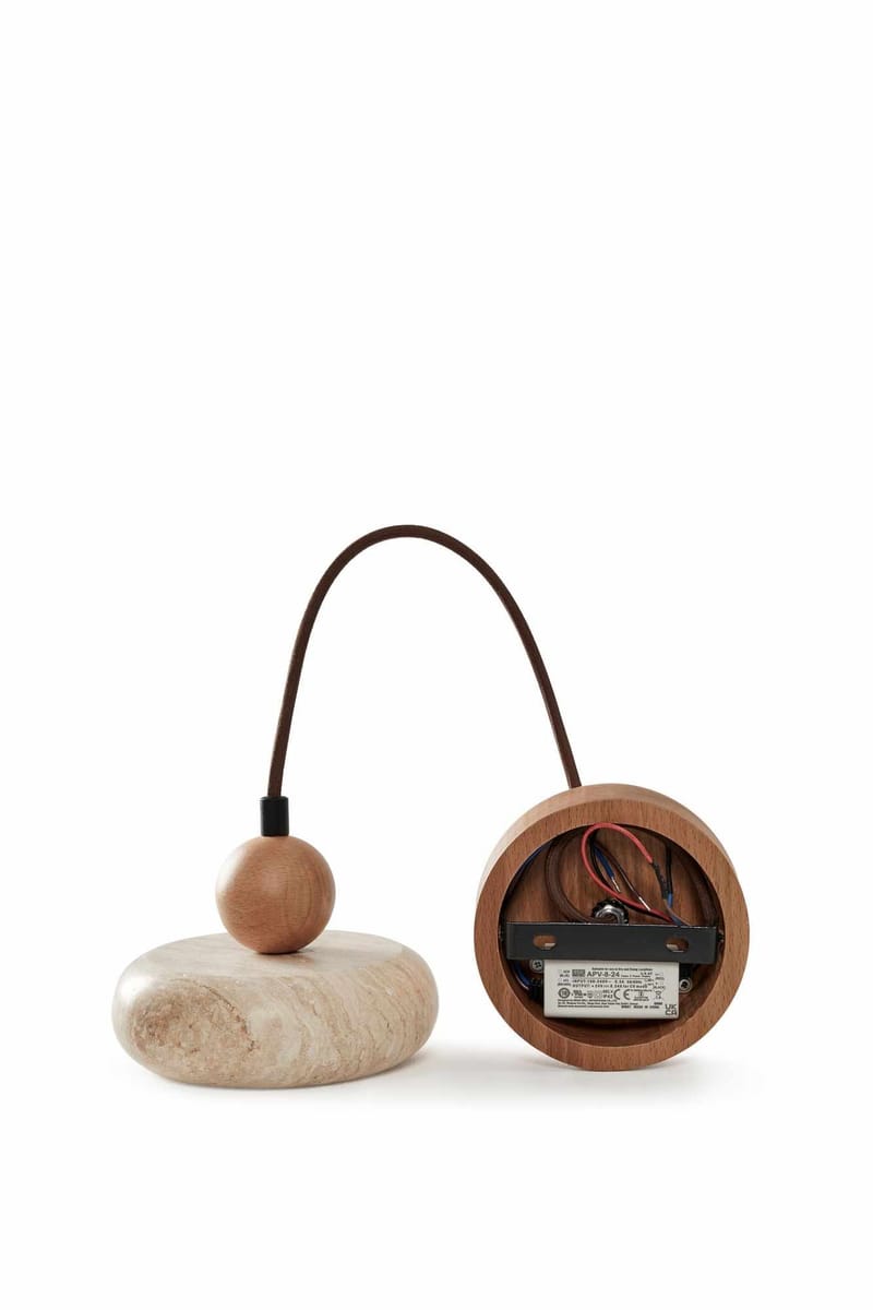 Serros pendellampe - Beige og Eg - Belysning - Lamper & indendørsbelysning - Loftlampe - Lysekroner