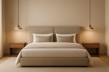 Serros pendellampe - Beige og Eg - Belysning - Lamper & indendørsbelysning - Loftlampe - Lysekroner