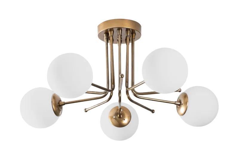 Sheen Loftlampe, Guld/Hvid