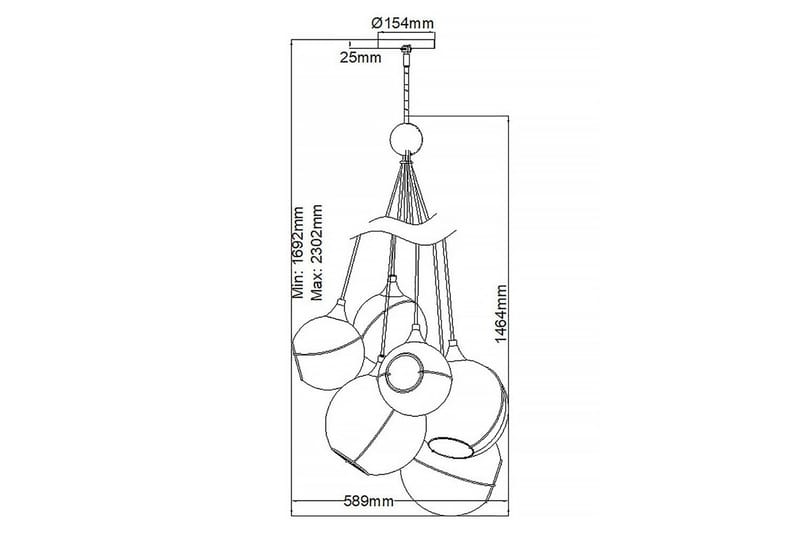 Skye Lisa Mcdennon Af Hinkley Krona - Belysning - Lamper & indendørsbelysning - Loftlampe - Pendellamper & hængelamper