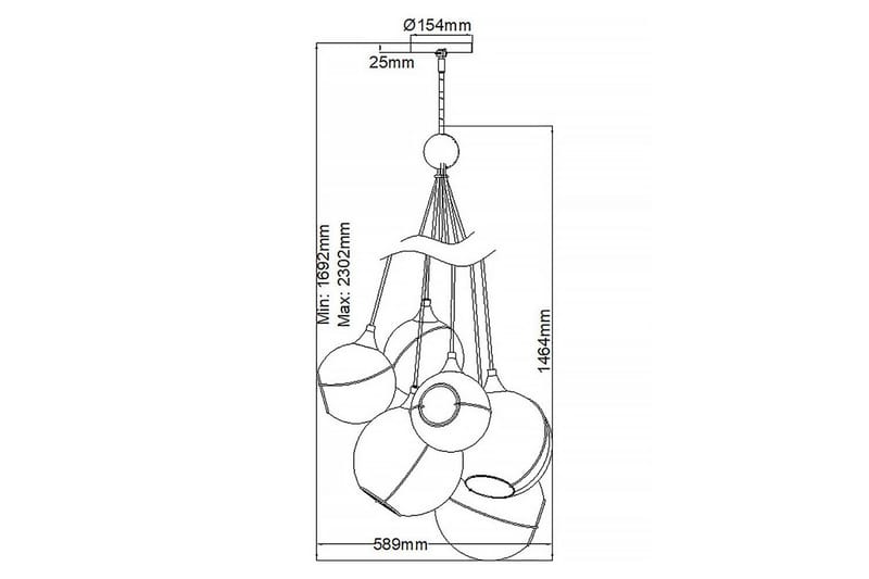 Skye Lisa Mcdennon Af Hinkley Krona - Belysning - Lamper & indendørsbelysning - Loftlampe - Pendellamper & hængelamper