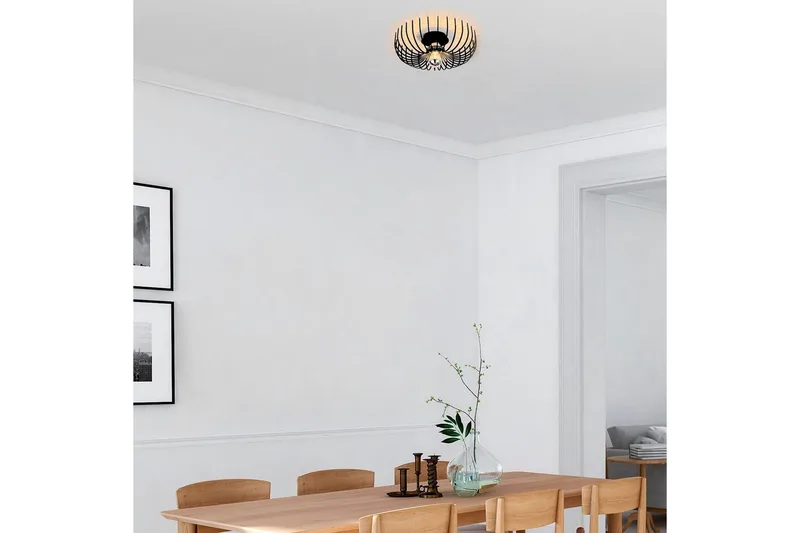 Loftlampe Subbersta Sort - Diameter: 36 cm - Belysning - Lamper & indendørsbelysning - Soveværelse lampe