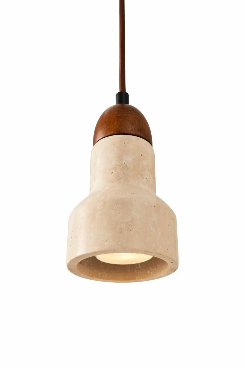 Talvenn pendellampe - Beige og Valnød - Belysning - Lamper & indendørsbelysning - Loftlampe - Pendellamper & hængelamper