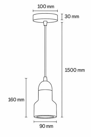 Talvenn pendellampe - Beige og Valnød - Belysning - Lamper & indendørsbelysning - Loftlampe - Pendellamper & hængelamper