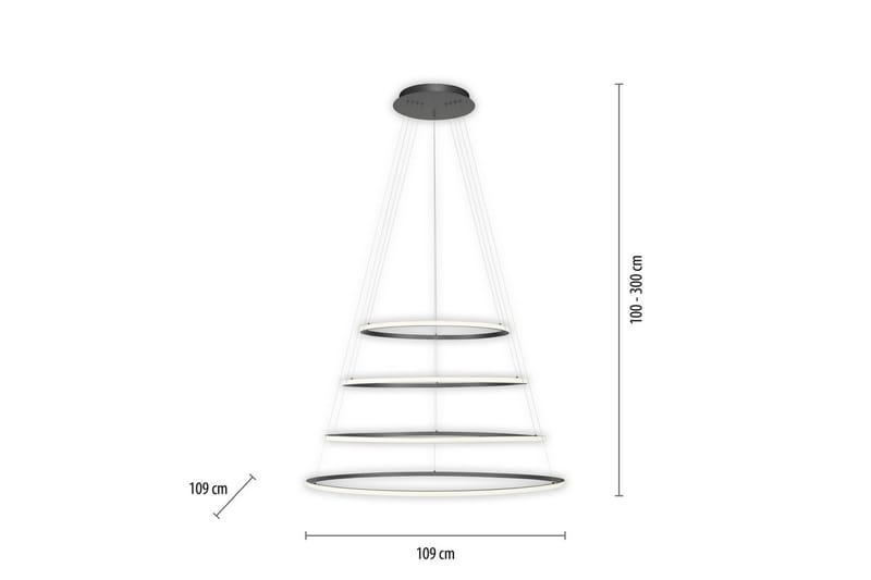 Tessara Paul Neuhaus Loftslampe - Belysning - Lamper & indendørsbelysning - Loftlampe - Pendellamper & hængelamper