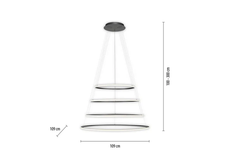 Tessara Paul Neuhaus Loftslampe - Belysning - Lamper & indendørsbelysning - Loftlampe - Pendellamper & hængelamper