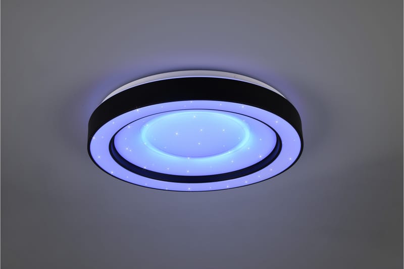 Trio Lighting Arco LED plafond matsort starlight RGBW - Belysning - Lamper & indendørsbelysning - Loftlampe - Plafond