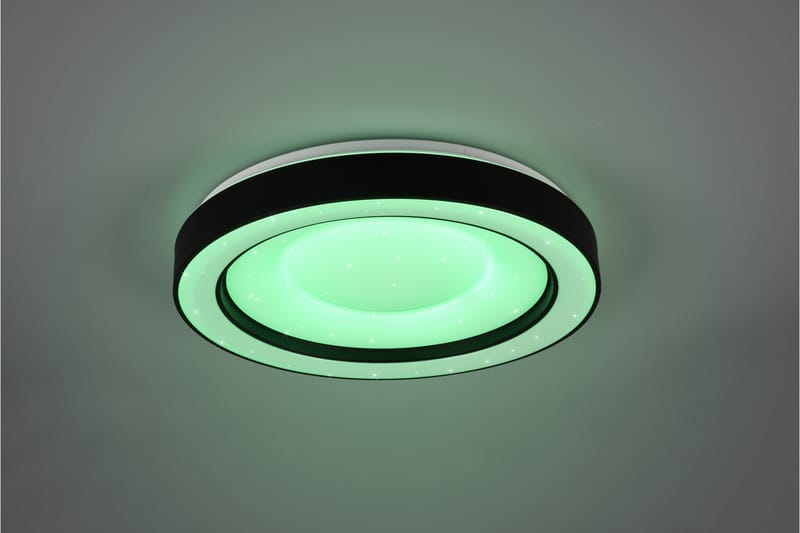 Trio Lighting Arco LED plafond matsort starlight RGBW - Belysning - Lamper & indendørsbelysning - Loftlampe - Plafond