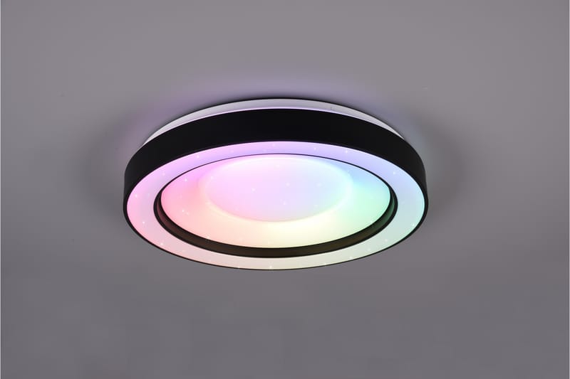 Trio Lighting Arco LED plafond matsort starlight RGBW - Belysning - Lamper & indendørsbelysning - Loftlampe - Plafond
