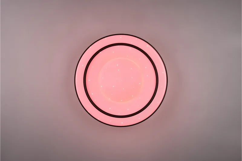 Trio Lighting Arco LED plafond matsort starlight RGBW - Belysning - Lamper & indendørsbelysning - Loftlampe - Plafond