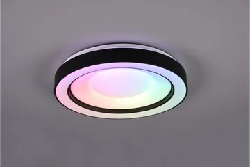 Trio Lighting Arco LED plafond matsort starlight RGBW - Belysning - Lamper & indendørsbelysning - Loftlampe - Plafond